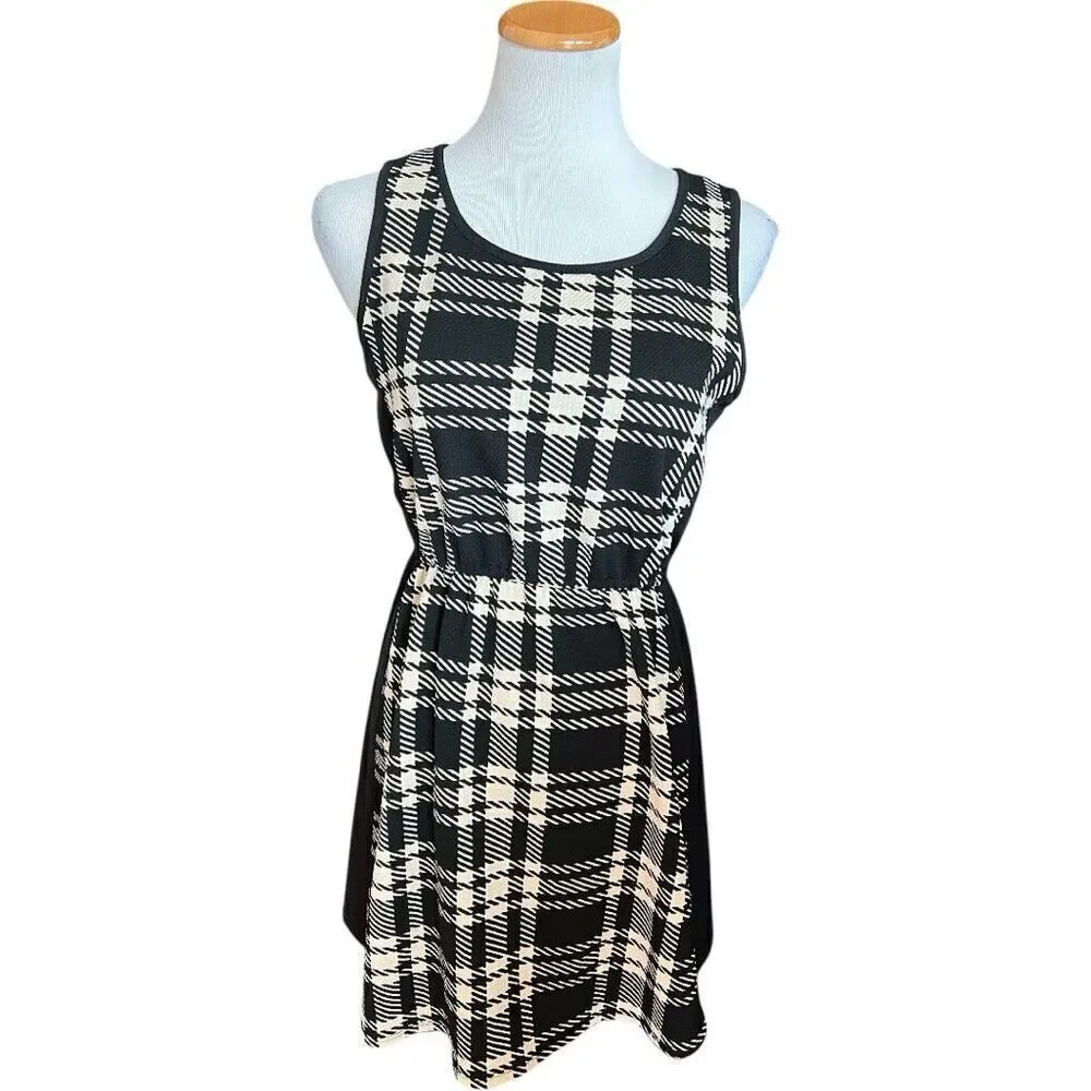NWT Womens Apricot Lane Boutique Jella Couture Plaid City Chic Dress - Sz S